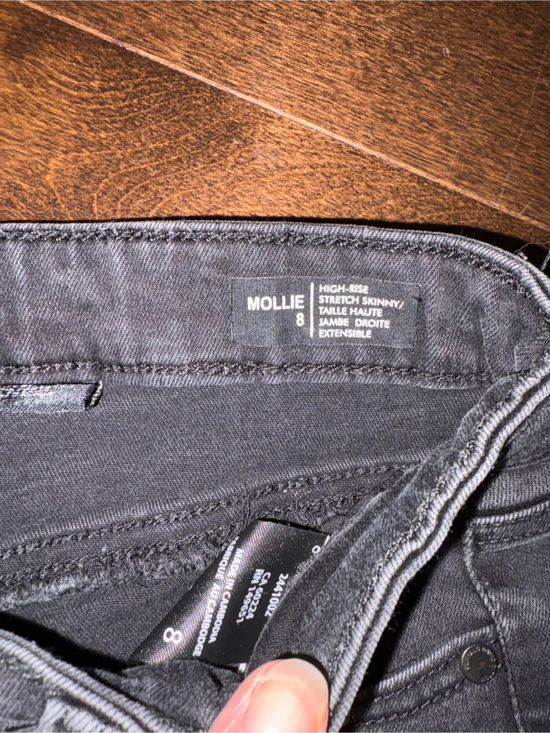 Buffalo Jeans Mollie High-Rise Stretch Skinny Size 8 - photo 2