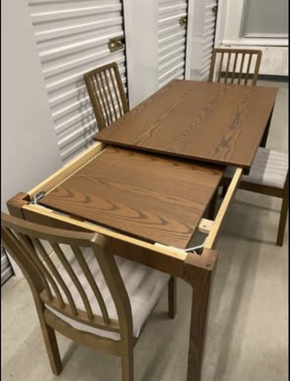 Can deliver—Ikea Ekedalen extendable table and 4 chairs.