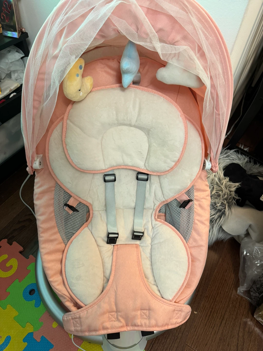KIDINIX Baby Swing Rocker - Pink - photo 2