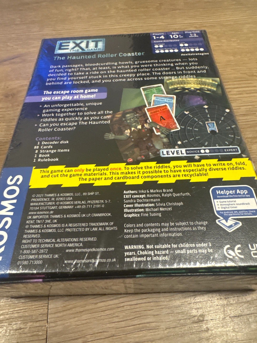 EXIT: The Game - The Haunted Roller Coaster Board Game - photo 3