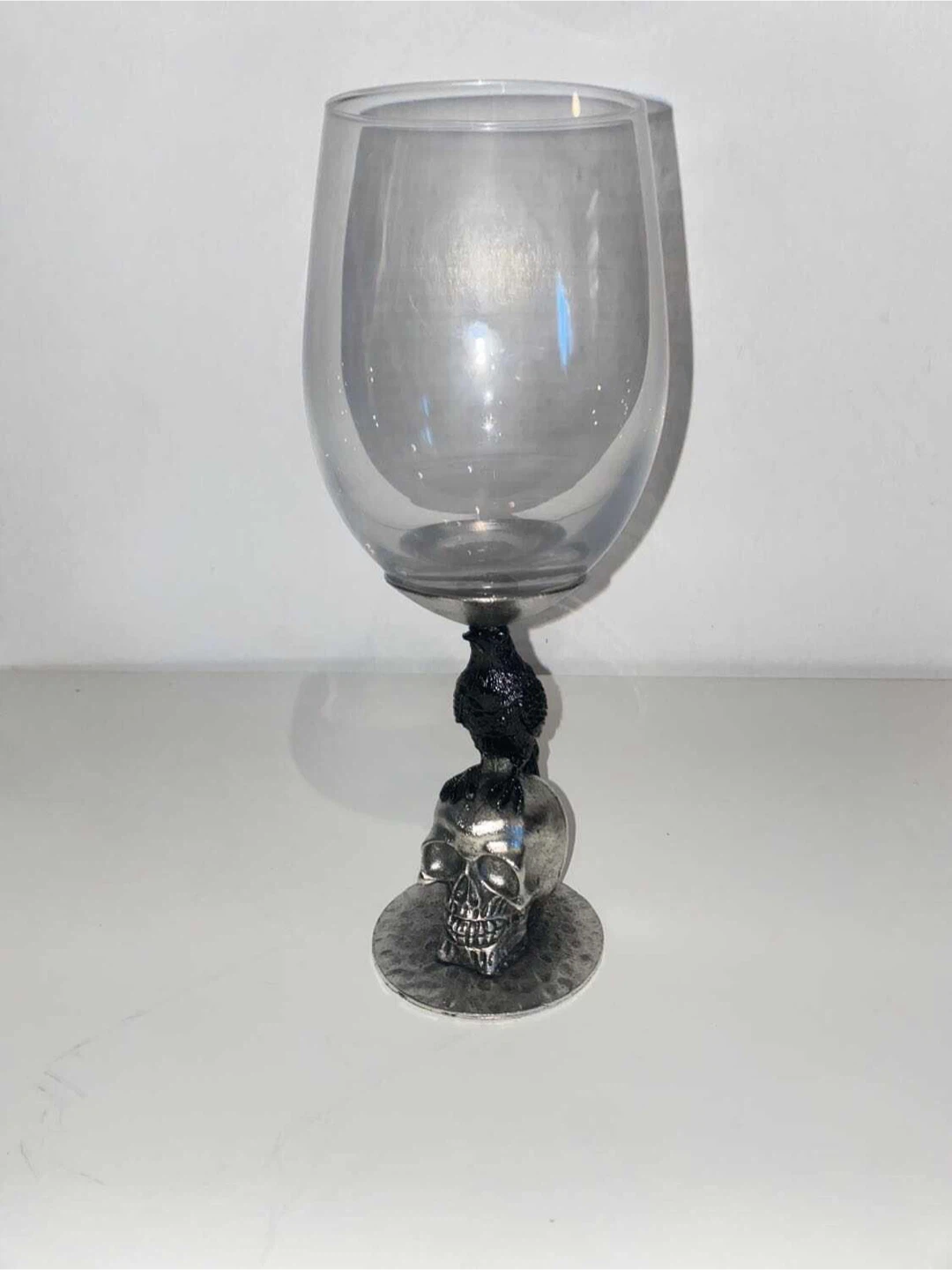 Raven Skull Wine Cup