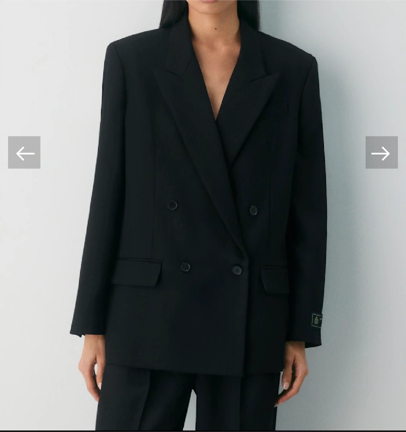 New Aritizia Women’s Babaton Black Wool Blazer