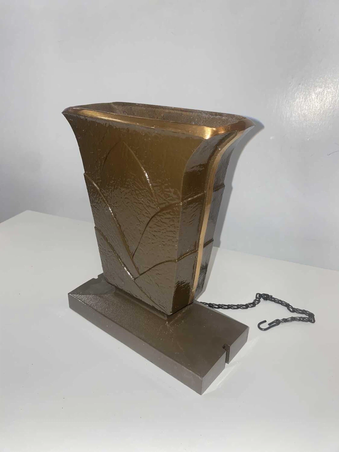 Cemetery Headstone Grave Bronze Flower Vase