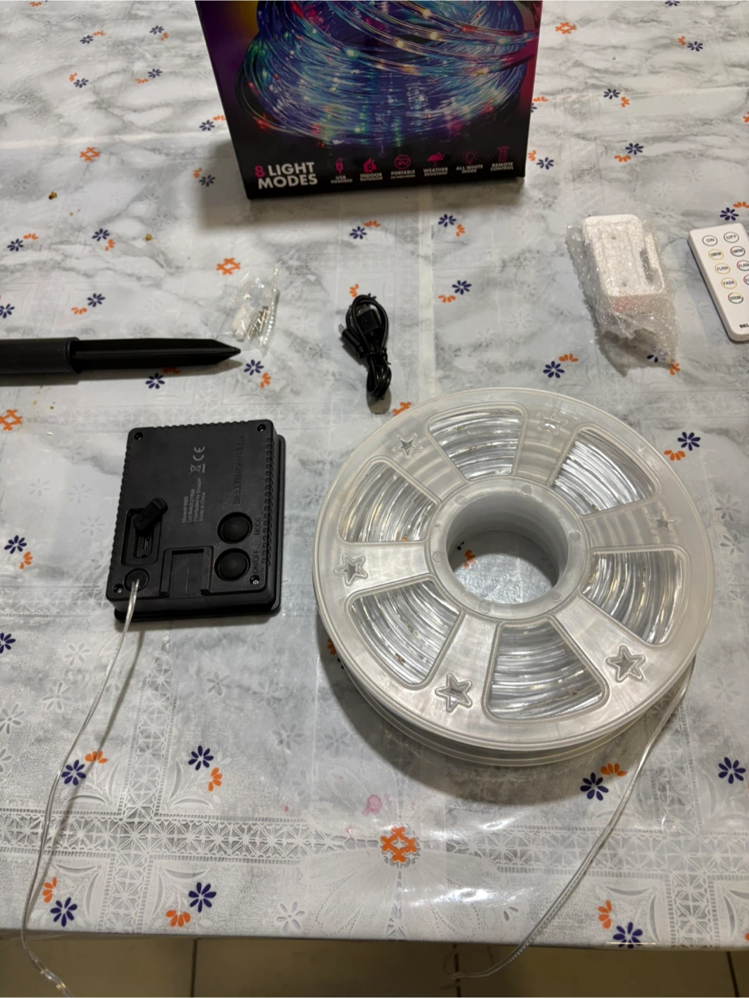 Bell+Howell LED Rope Light 50 ft – Color Changing, Solar + - photo 4