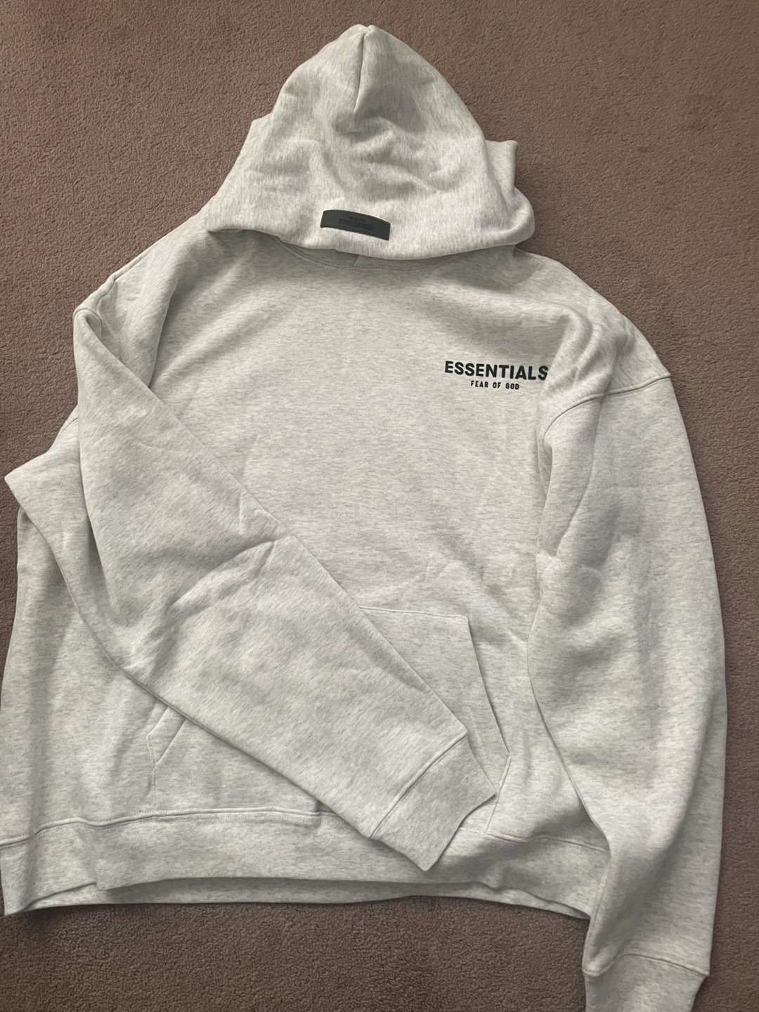 ESSENTIALS Fear of God light oat tracksuit- Size S - photo 2