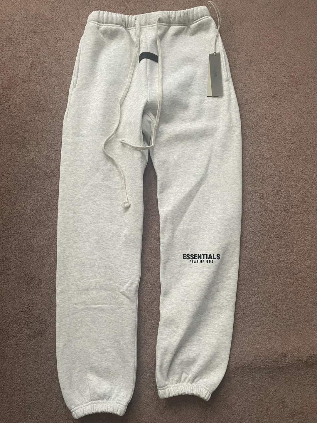 ESSENTIALS Fear of God light oat tracksuit- Size S - photo 5