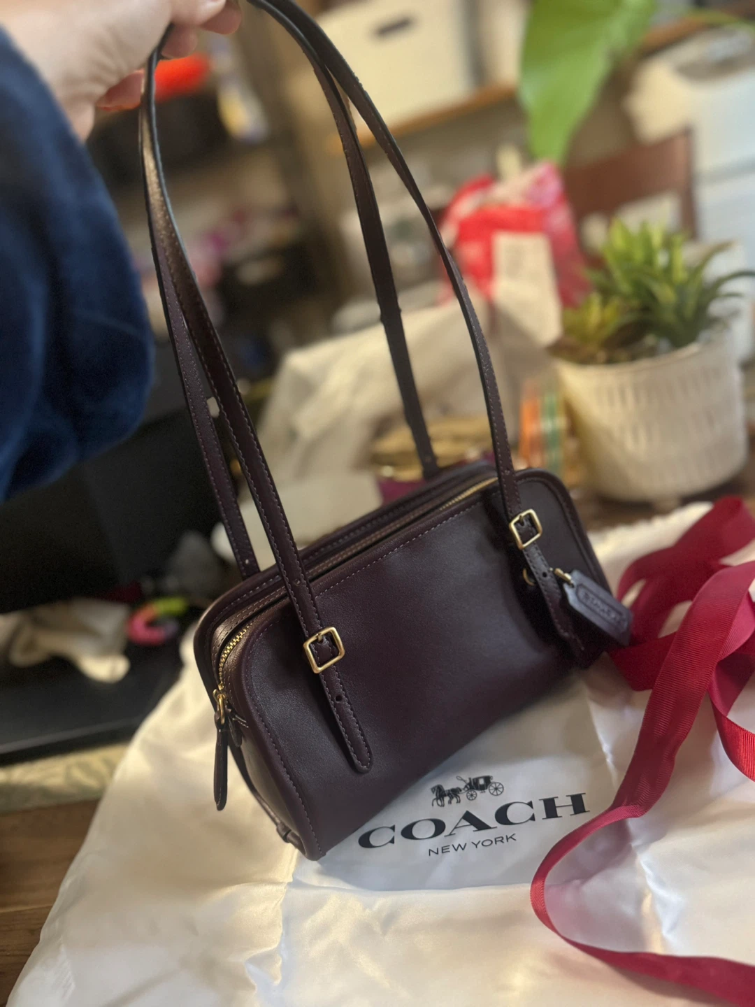 Coach Leather Swing Bag 20 - photo 3