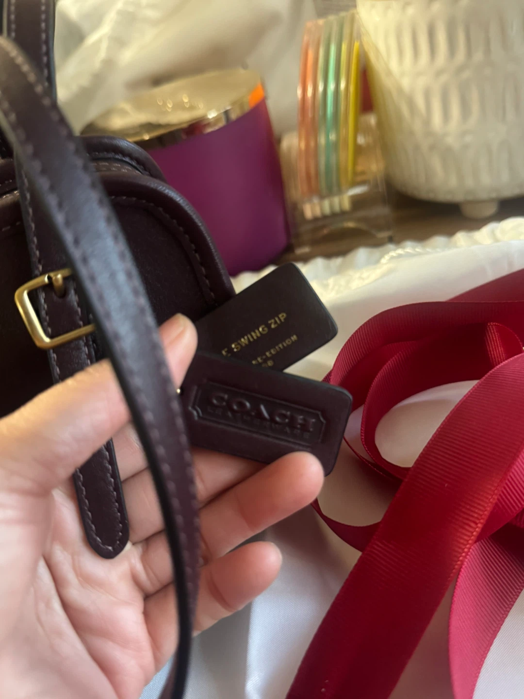 Coach Leather Swing Bag 20 - photo 2