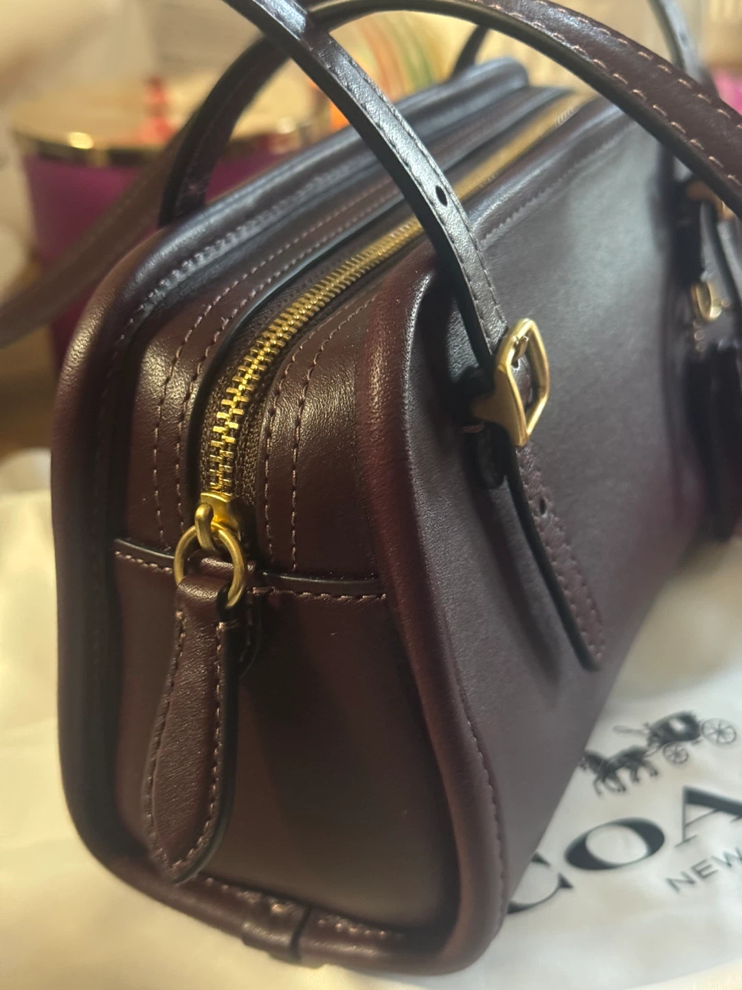 Coach Leather Swing Bag 20 - photo 4