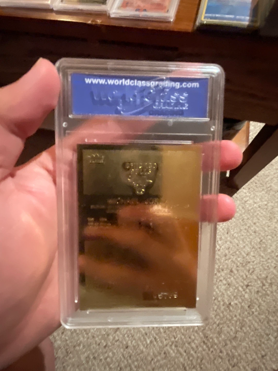 1998 Fleer Michael Jordan Gold WCG 10 Graded Card - photo 4