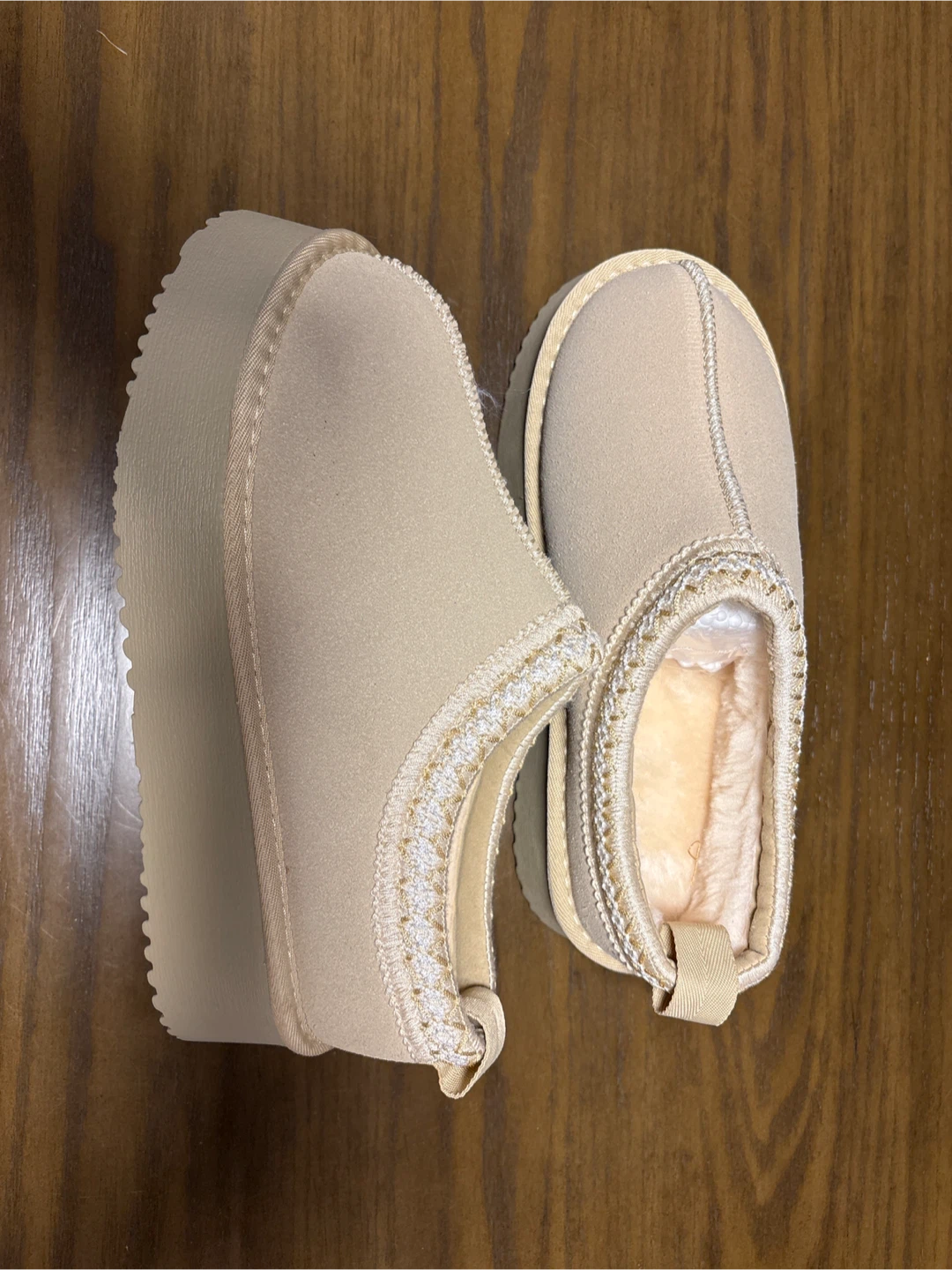Ladies Shearling Slippers - Cozy Suede with Sherpa Lining - photo 2