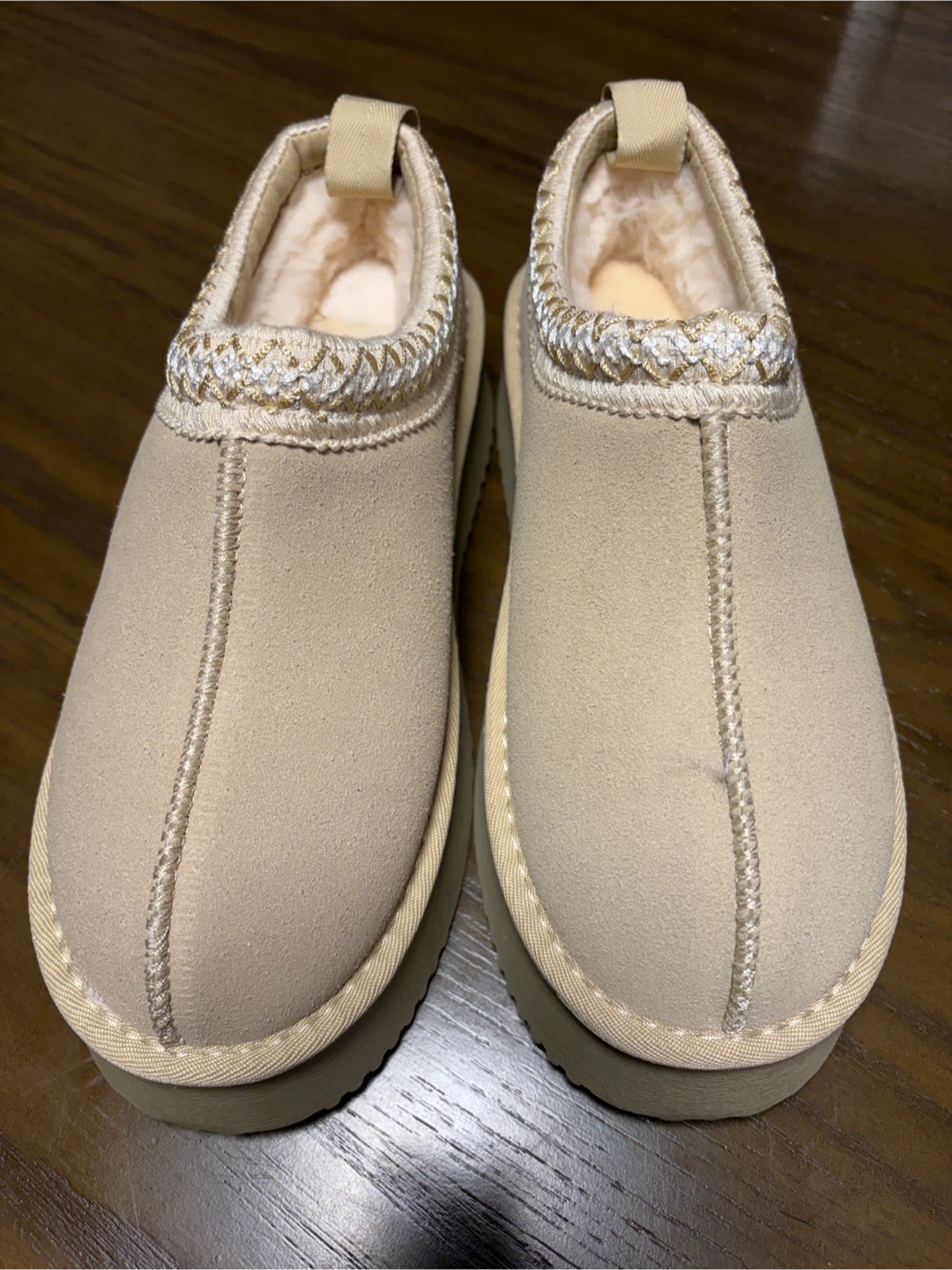 Ladies Shearling Slippers - Cozy Suede with Sherpa Lining - photo 4