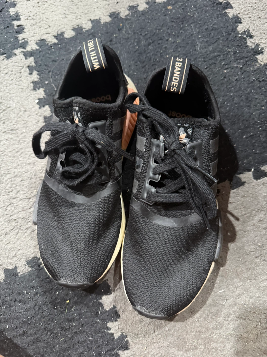 Adidas NMD R1 Black Boost Running Shoes