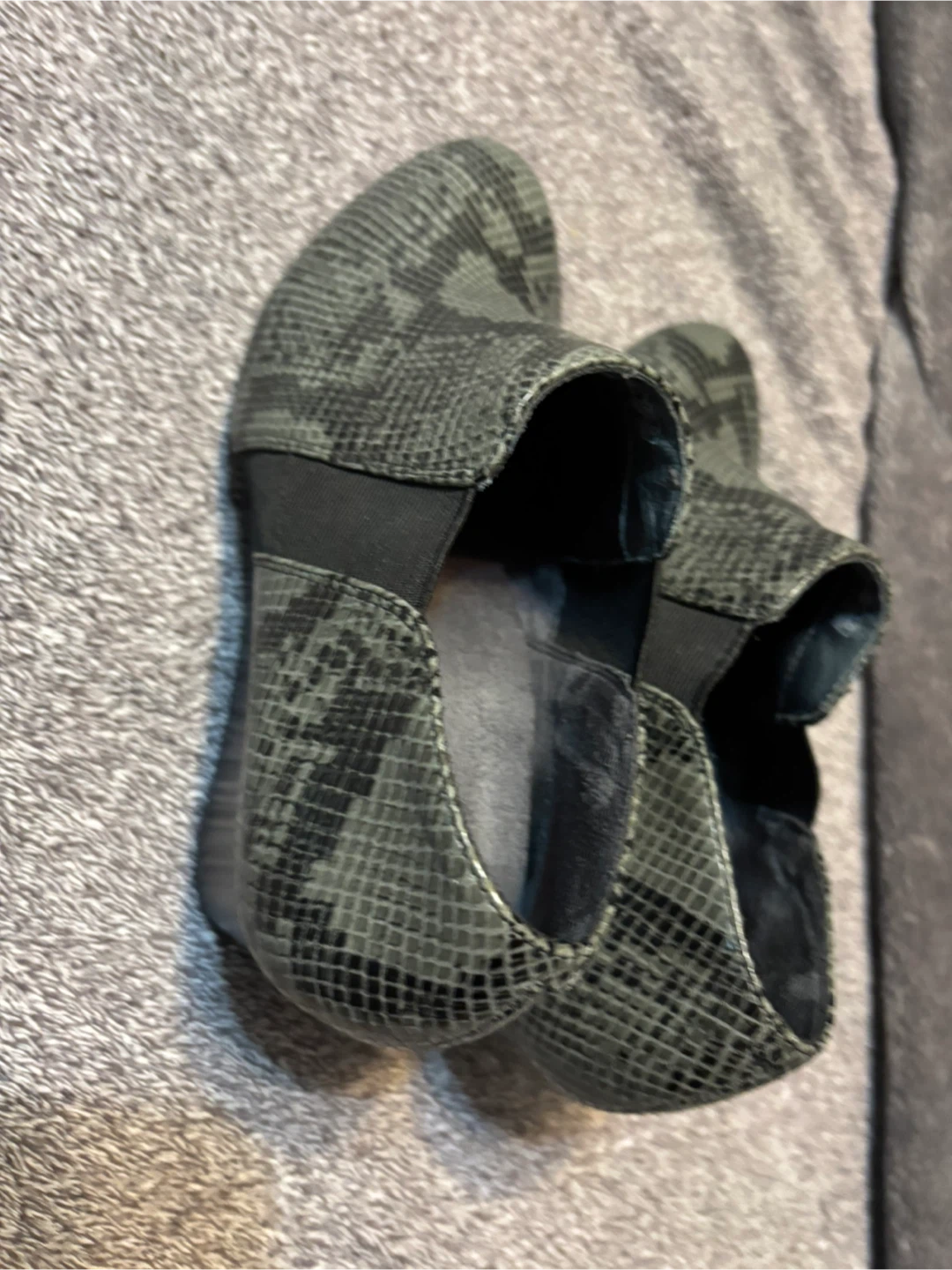 Vionic Women's Grey Snake Print Slip-On Wedge Ankle Boots - photo 5