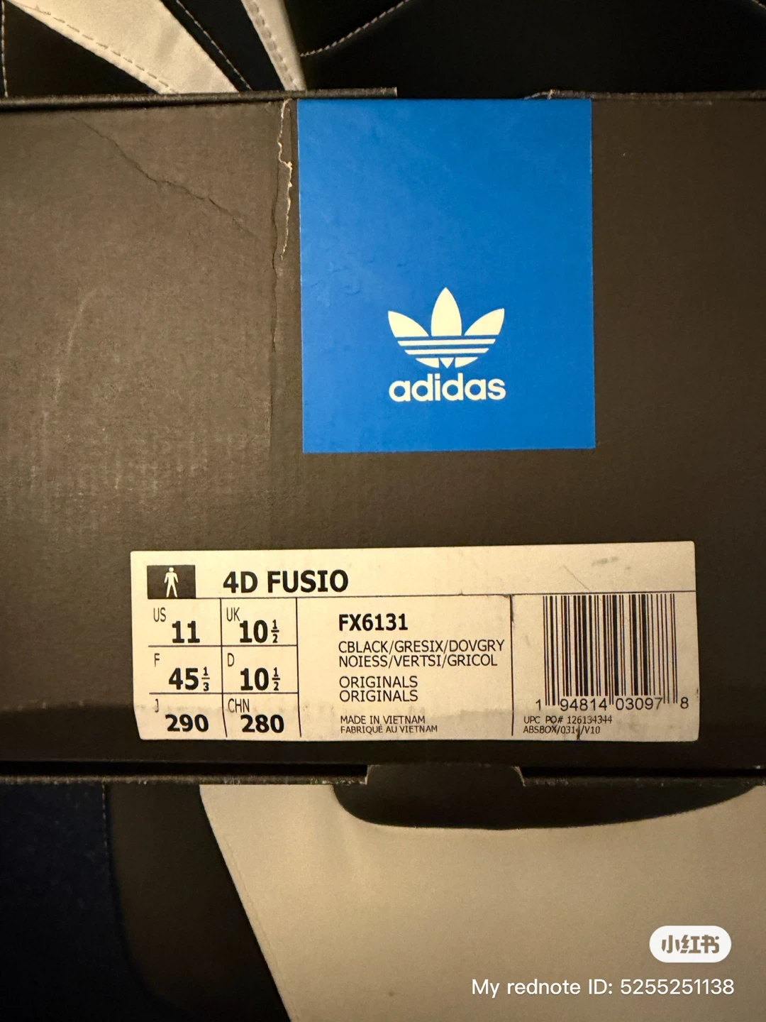 Adidas 4D FUSIO size 11 mens - photo 4
