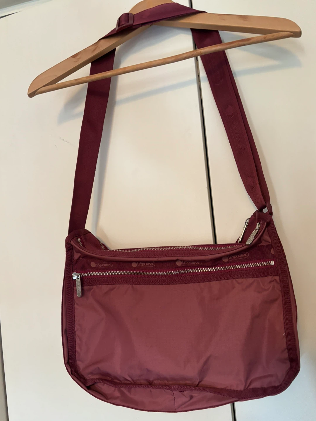 LeSportsac Burgundy Nylon Crossbody Bag - photo 3