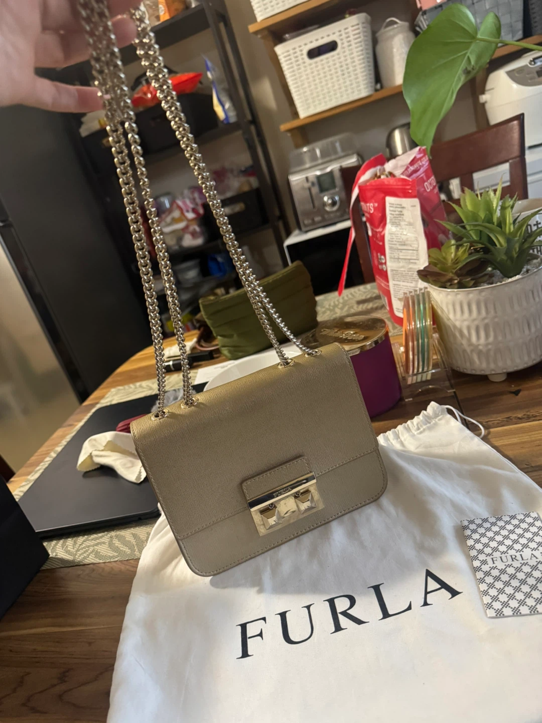 Furla Bella Mini Chain Shoulder /Crossbody Leather Bag - photo 2