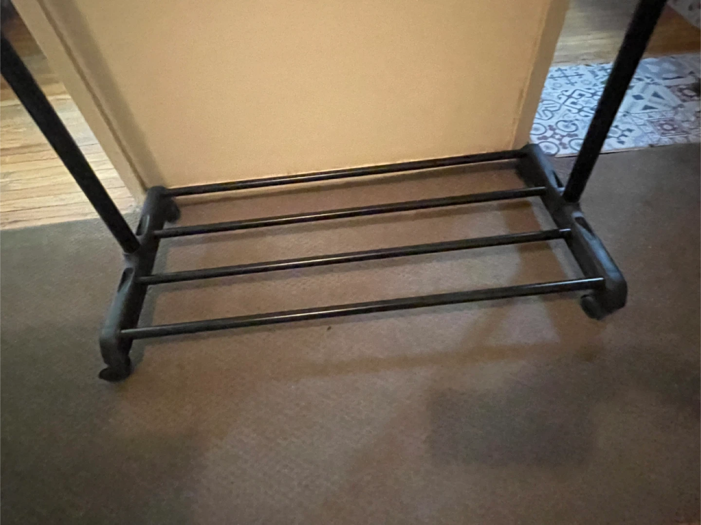 Adjustable Rolling Clothes Rack - photo 2