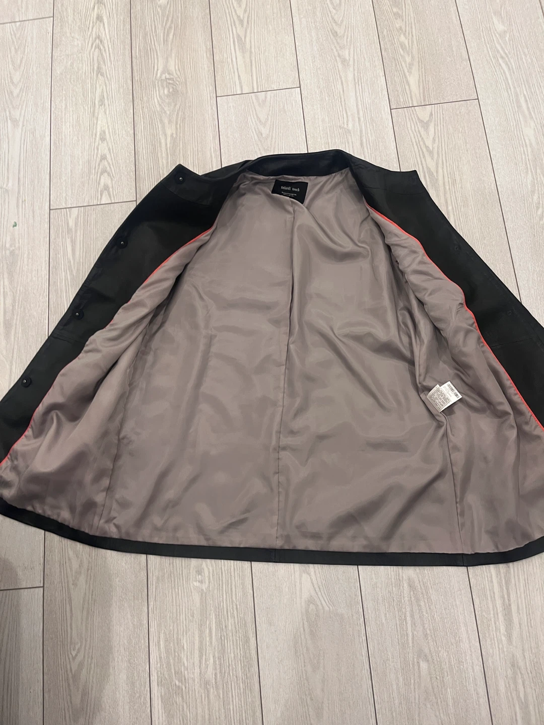 Black Leather Jacket - Medium - photo 4
