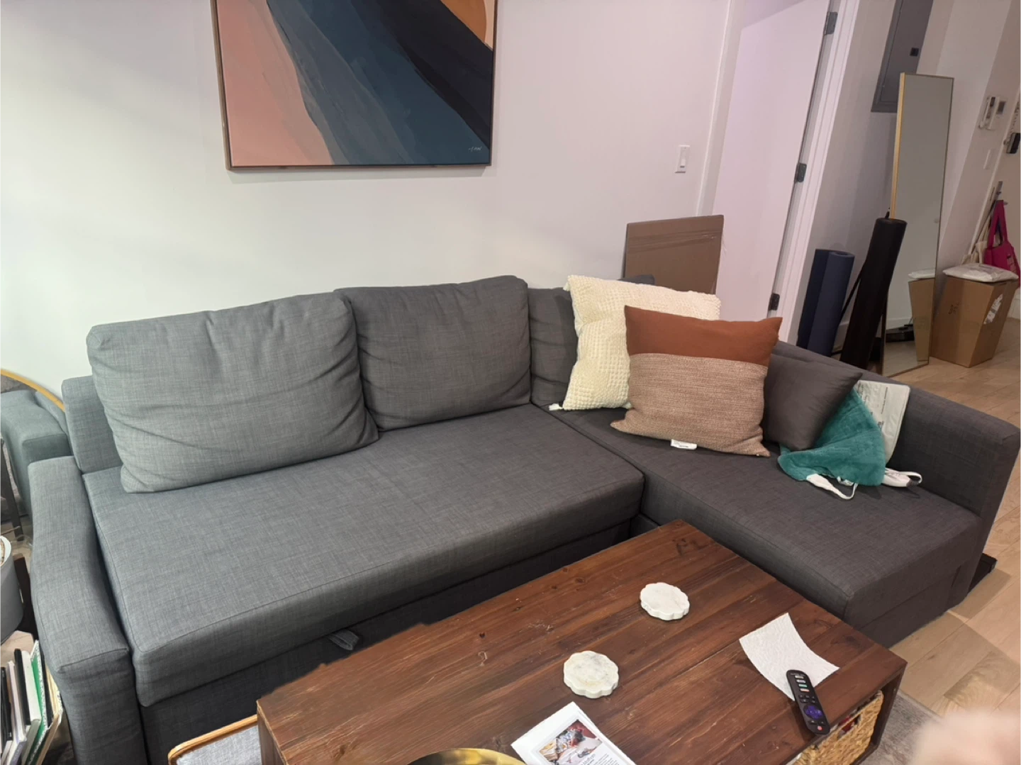 IKEA Friheten Sleeper Sofa - Dark Gray