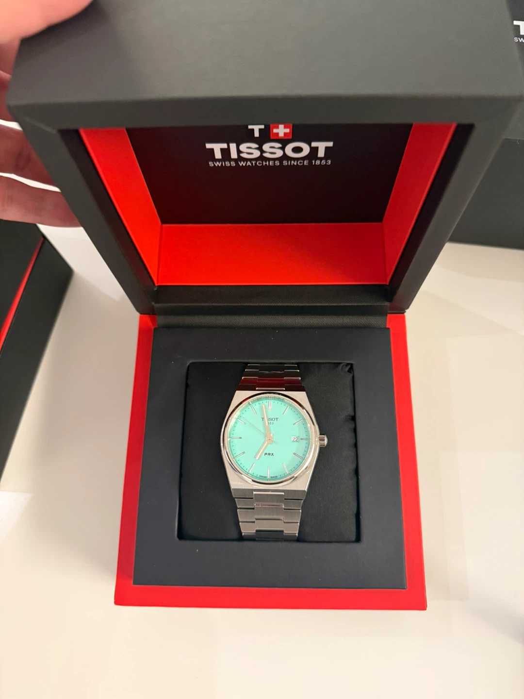 Tissot PRX Quartz Watch - Mint Green