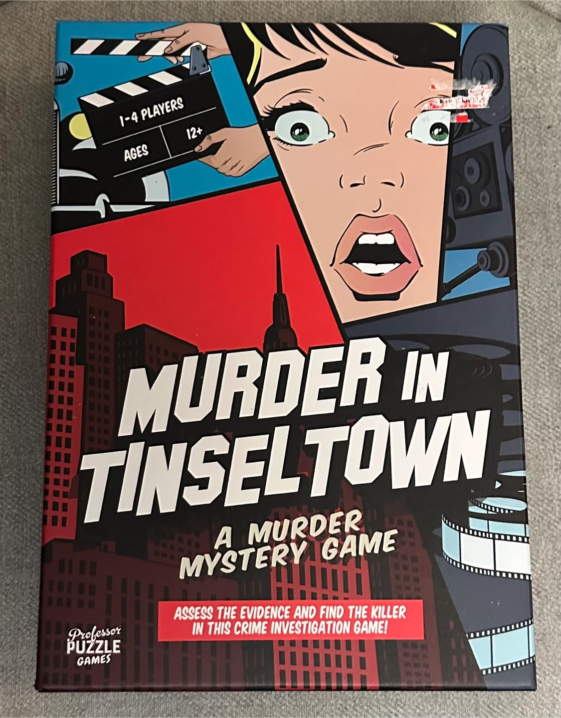 Professor Puzzle Murder in Tinseltown Murder Mystery Game