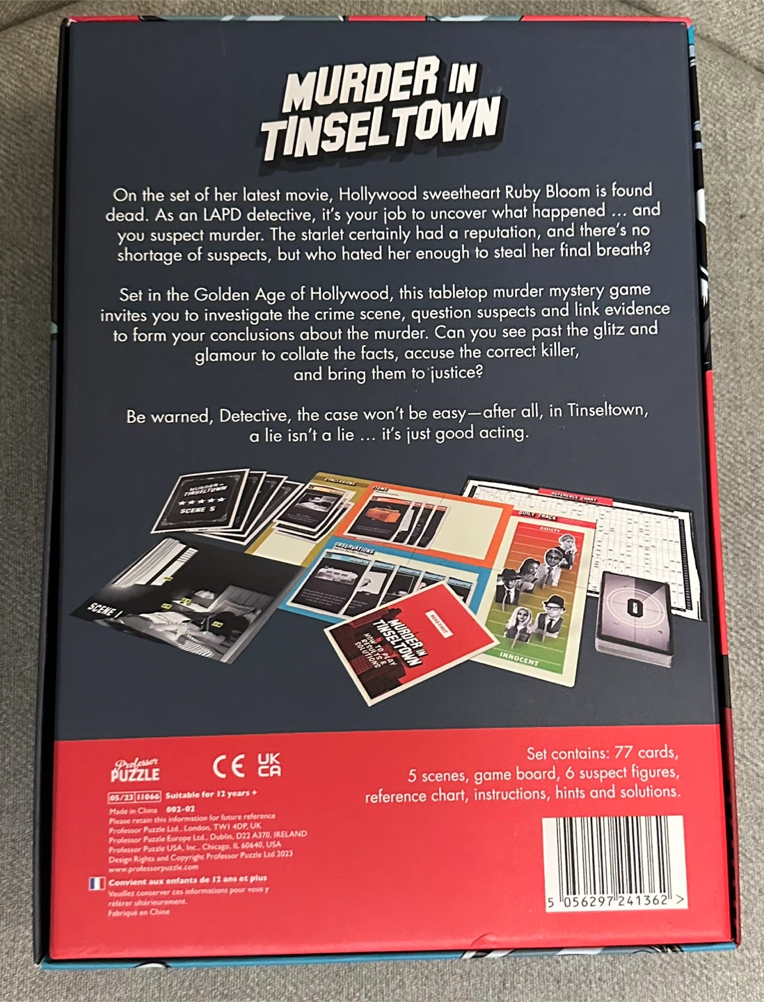 Professor Puzzle Murder in Tinseltown Murder Mystery Game - photo 2
