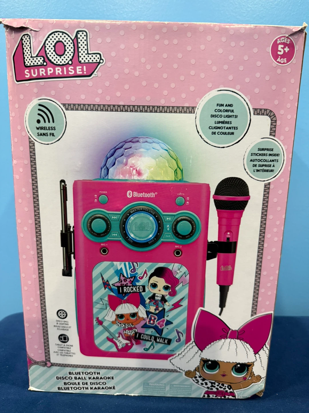 LOL Surprise Bluetooth Disco Ball Karaoke