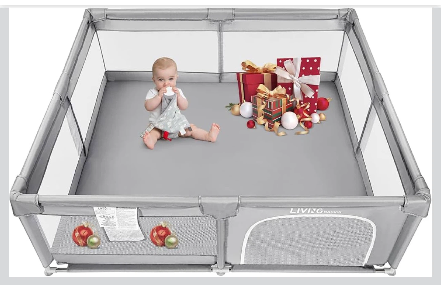 LIVING basics Grey Playpen with Bag - photo 5