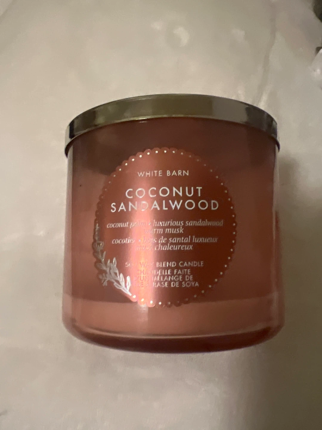 White Barn Coconut Sandalwood 3-Wick Candle