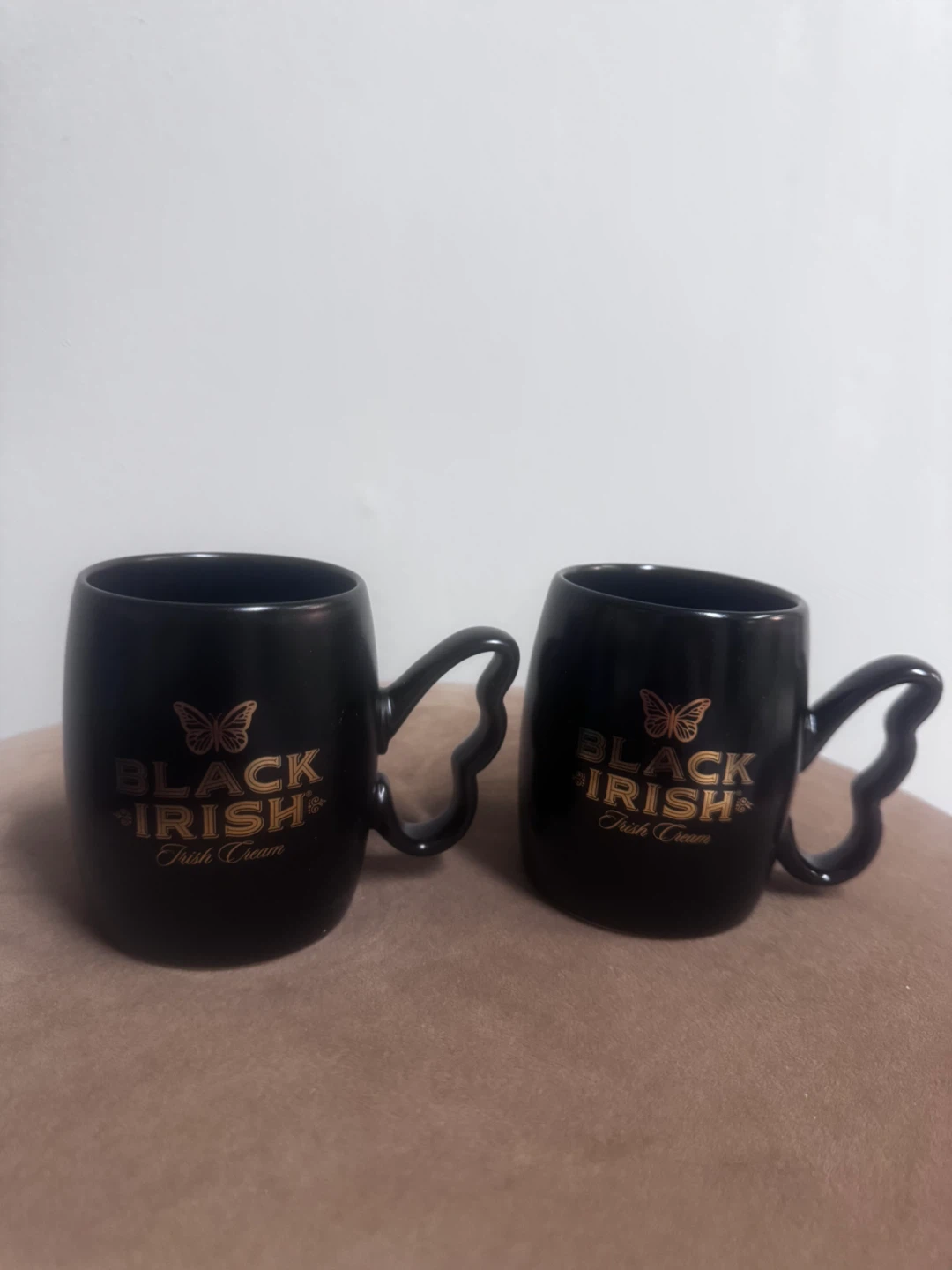 Black Irish Irish Cream Coffee Mugs - Set of 2