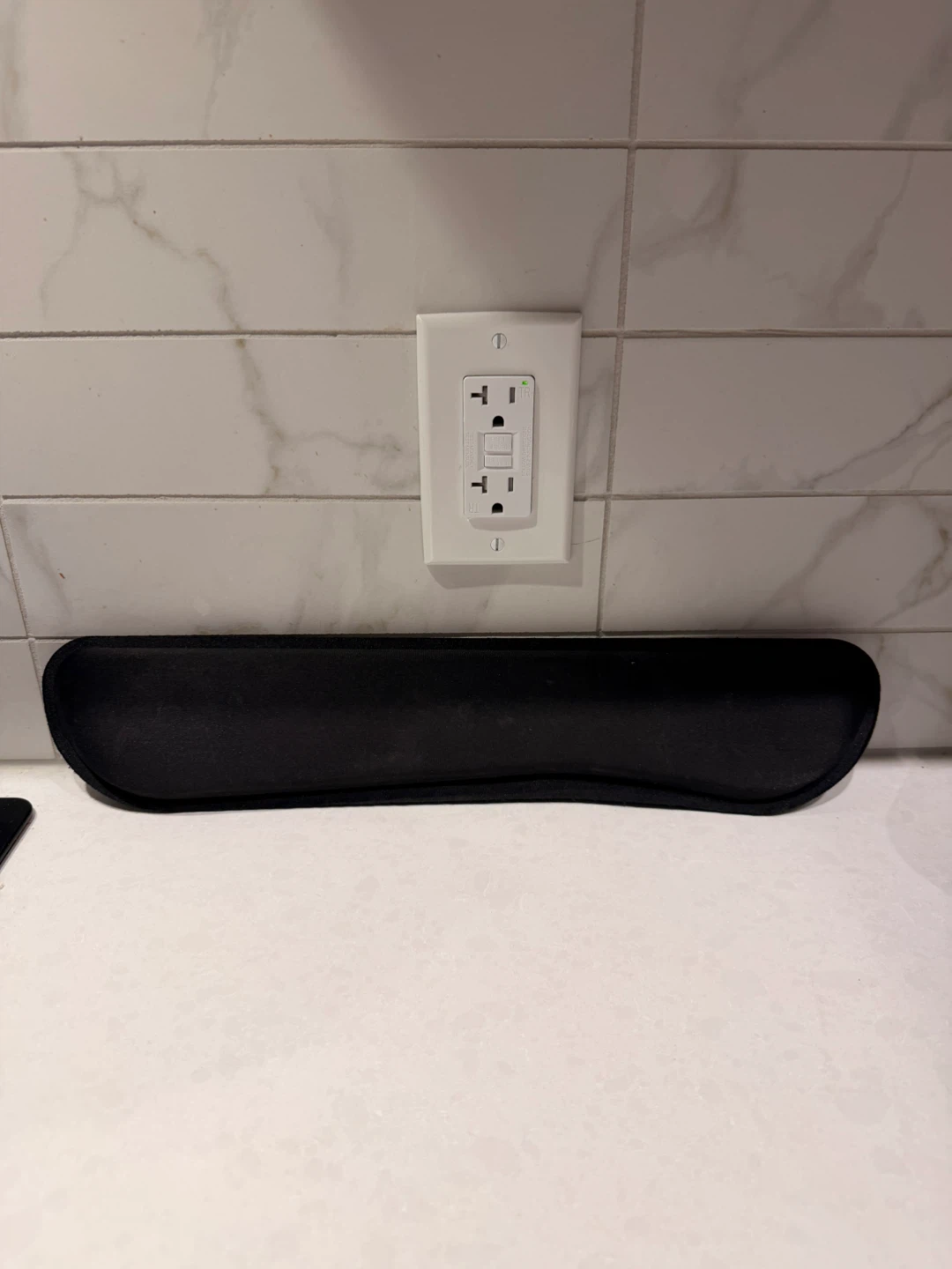 Black Keyboard Wrist Rest Pad