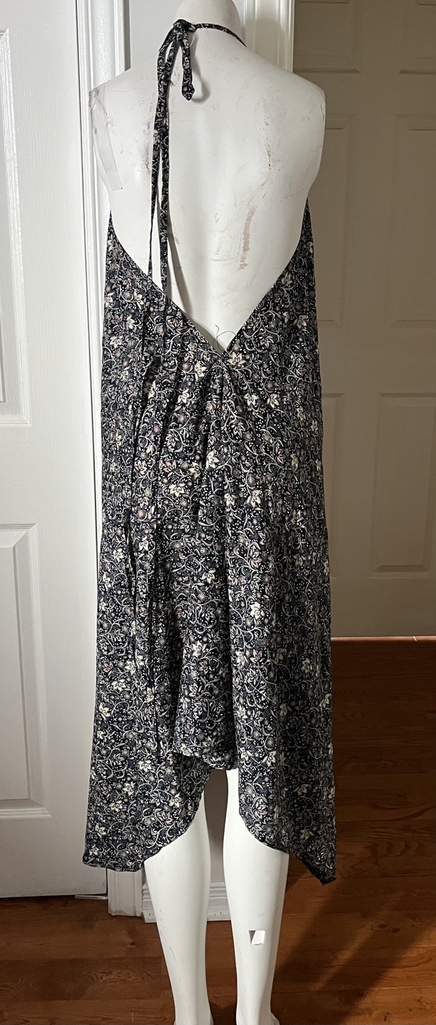 Floral Print Halter Maxi Dress one size - photo 3