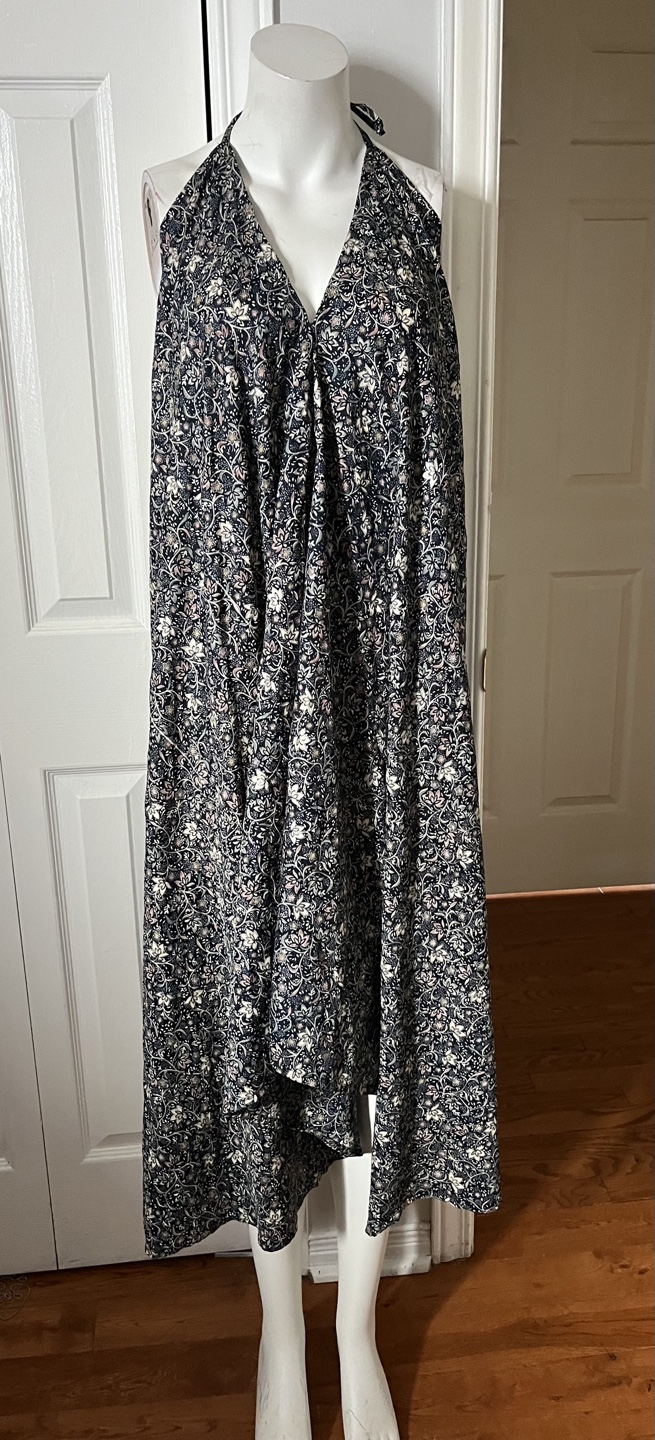 Floral Print Halter Maxi Dress one size - photo 2