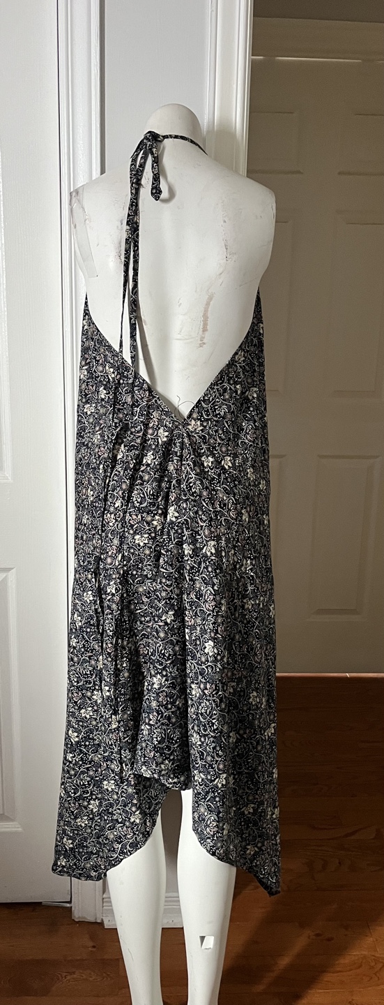 Floral Print Halter Maxi Dress one size - photo 4