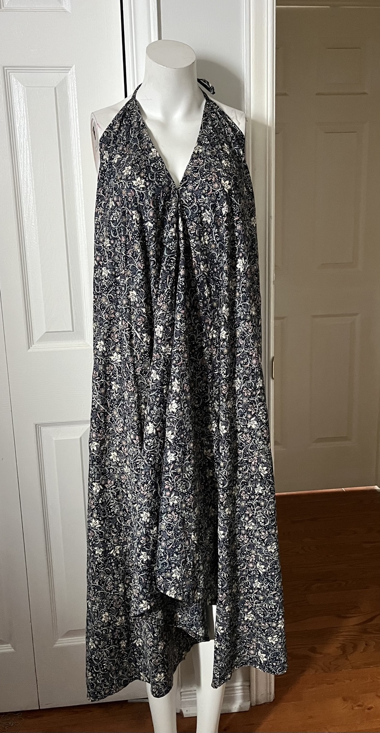 Floral Print Halter Maxi Dress one size - photo 5