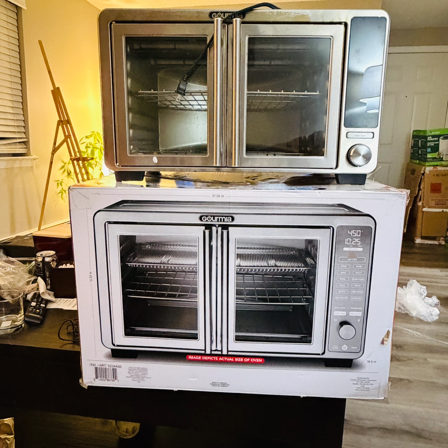 Gourmia Digital Air Fryer Toaster Oven. 5 miles free delivery