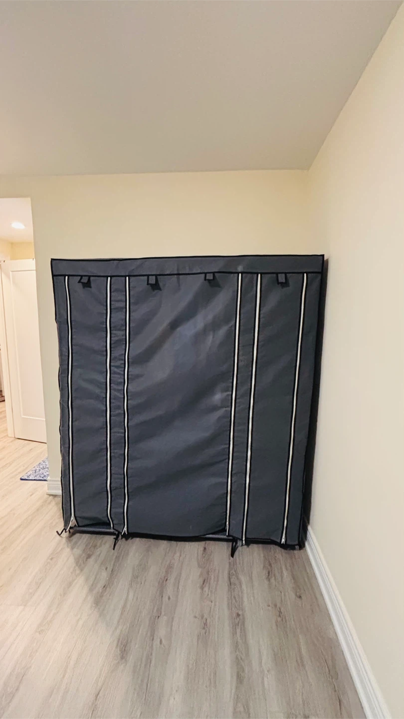 Dark Grey Fabric Storage Wardrobe - photo 2