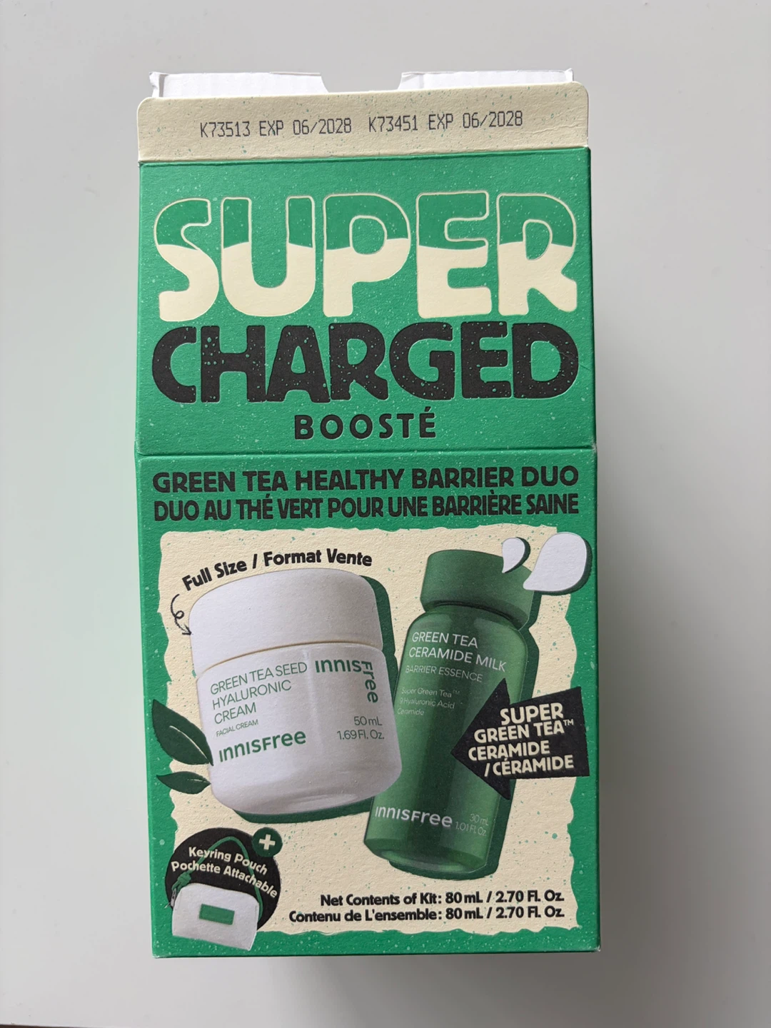 Innisfree Green Tea Healthy Barrier Duo - Full Size