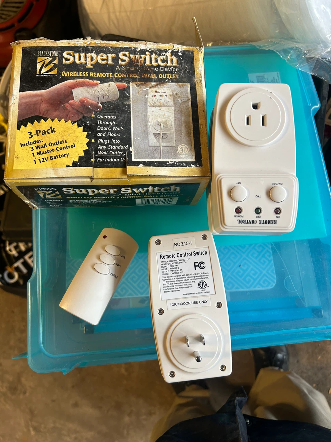 Blackstone Super Switch Wireless Remote Control Outlet 3-Pack - photo 2