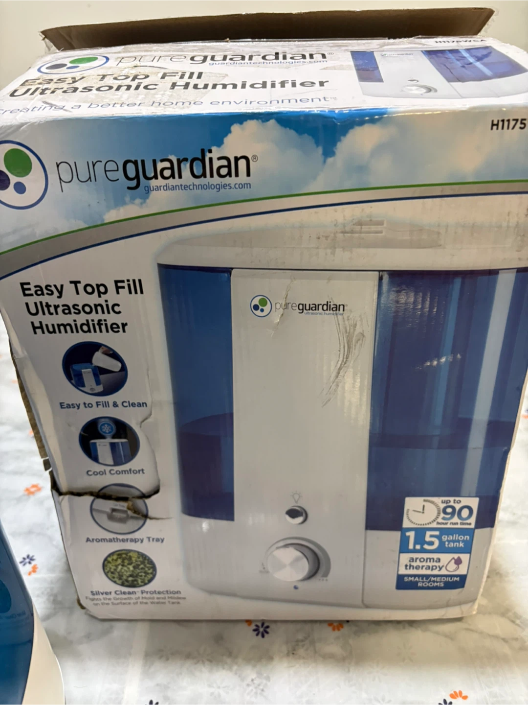 PureGuardian Easy Top Fill Ultrasonic Humidifier - photo 3