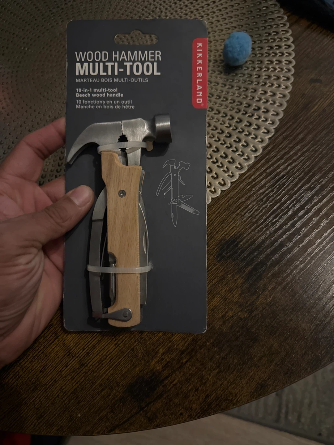 Kikkerland Wood Hammer Multi-Tool
