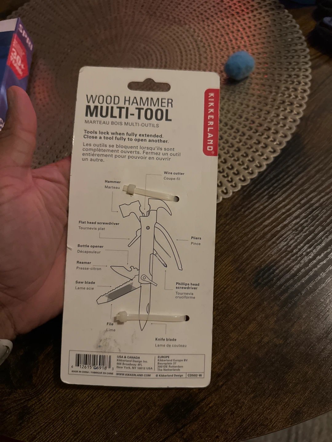Kikkerland Wood Hammer Multi-Tool - photo 2