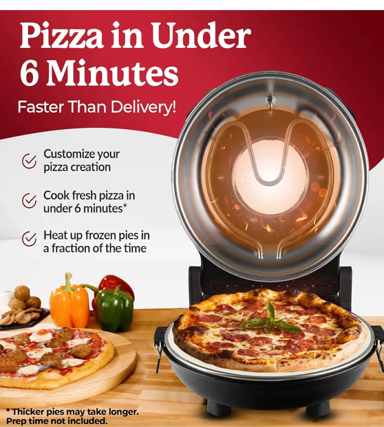 GraniteStone Piezano Pizza Oven - 12" Stone - photo 2