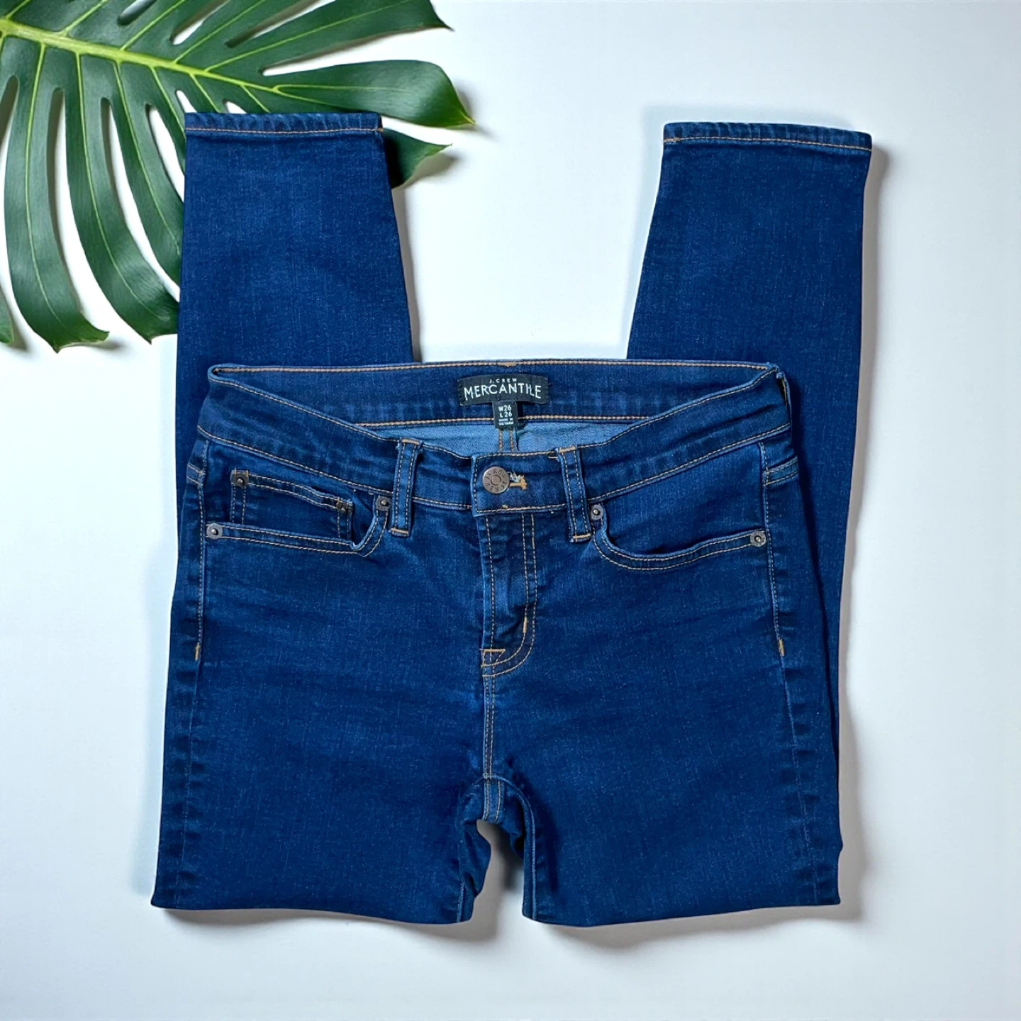 J. Crew Mercantile Mid-Rise Skinny Jean in Rinse Wash - photo 4