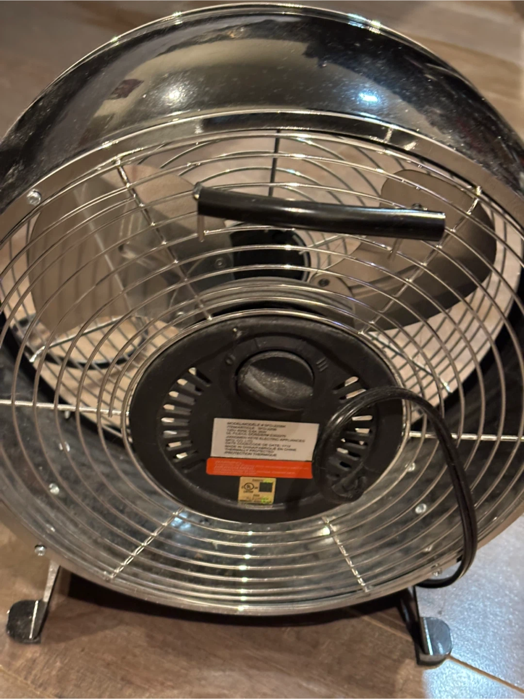 Chrome Desk Fan - photo 3