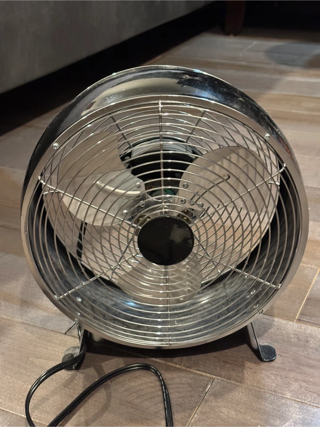 Chrome Desk Fan - photo 2