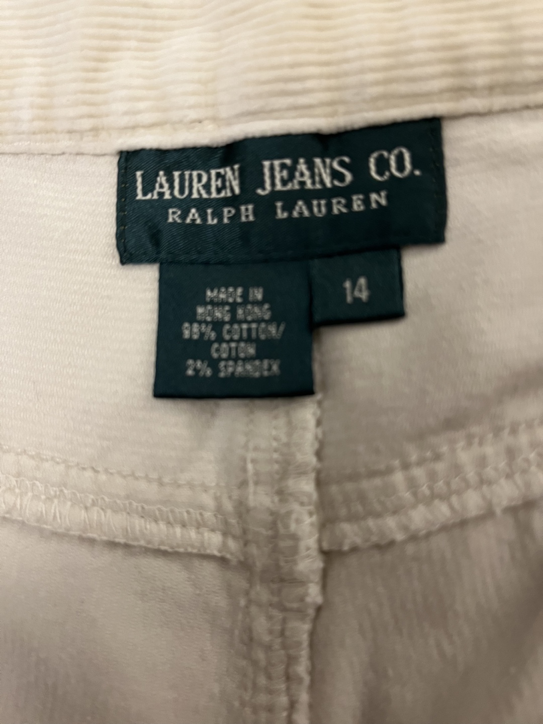 Lauren Jeans Co. Ralph Lauren Corduroy Pants Size 14 - photo 5