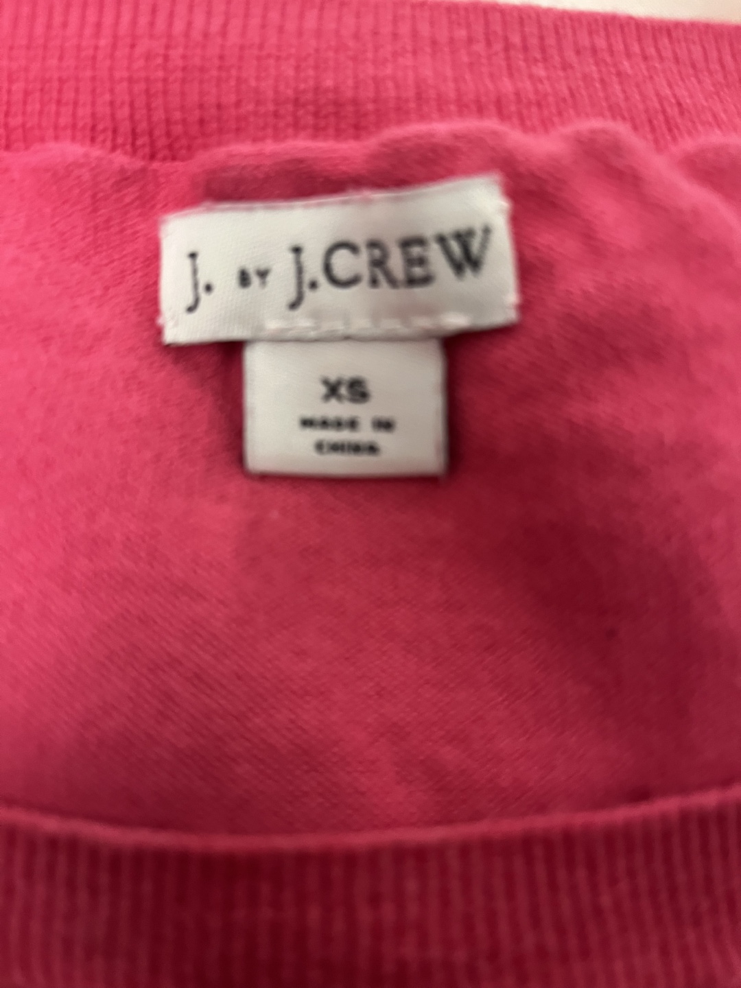 J. Crew Long Sleeve Top - Pink - Size XS