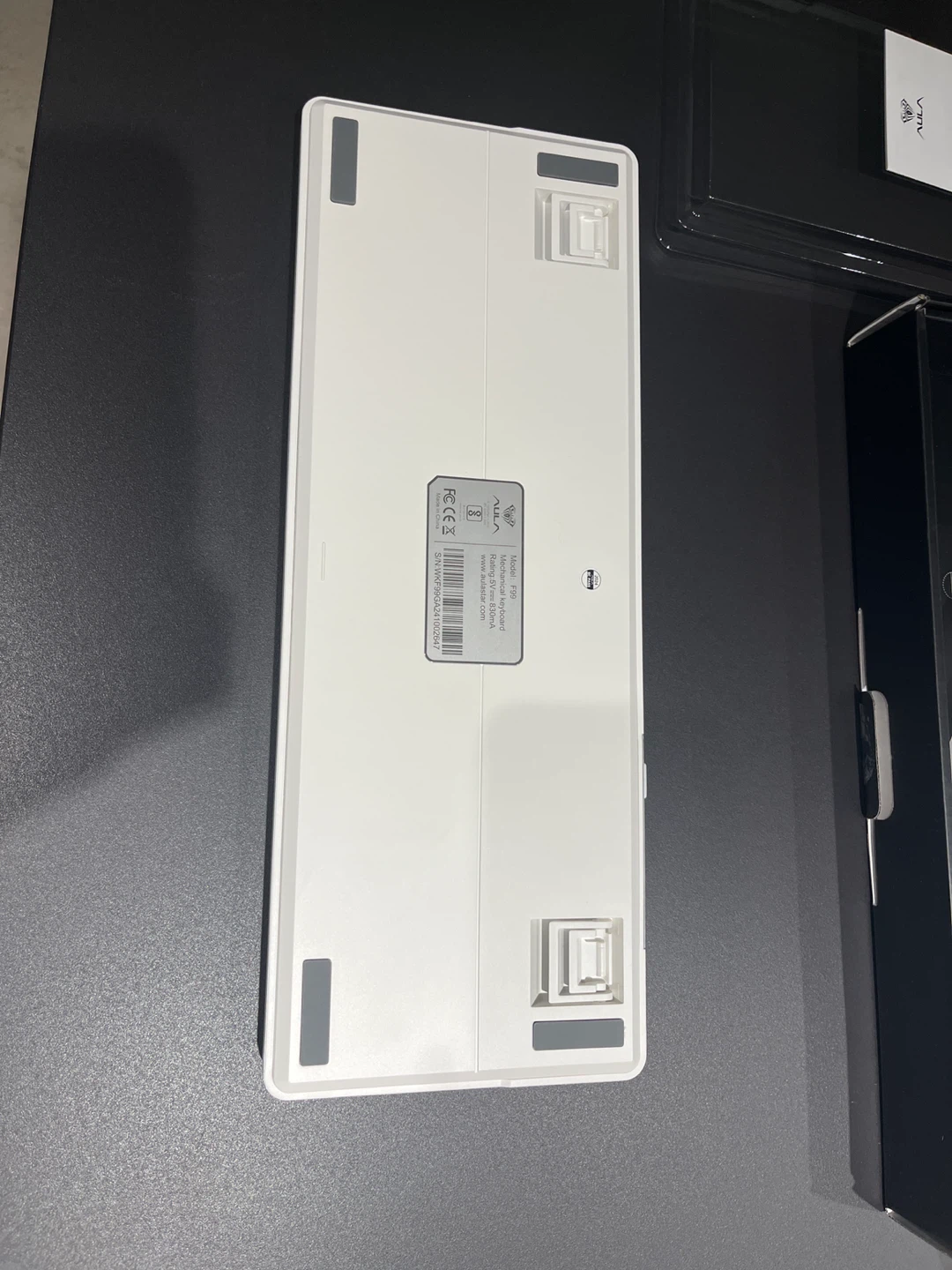 AULA F99 Mechanical Keyboard White - photo 2